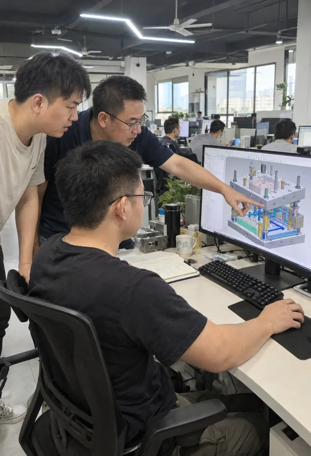 工程师评审模具装配设计