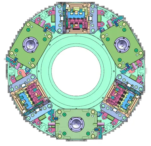 电子烟 转盘6组后模 · 视图 2